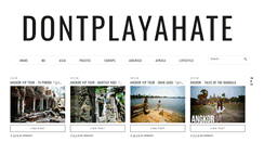 Desktop Screenshot of dontplayahate.com